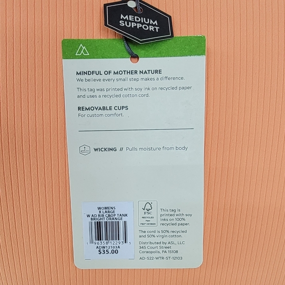 NWT Women's Alpine Crop Top - Picture 4 of 8